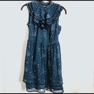 Urban Outfitters navy blue sleeveless dress